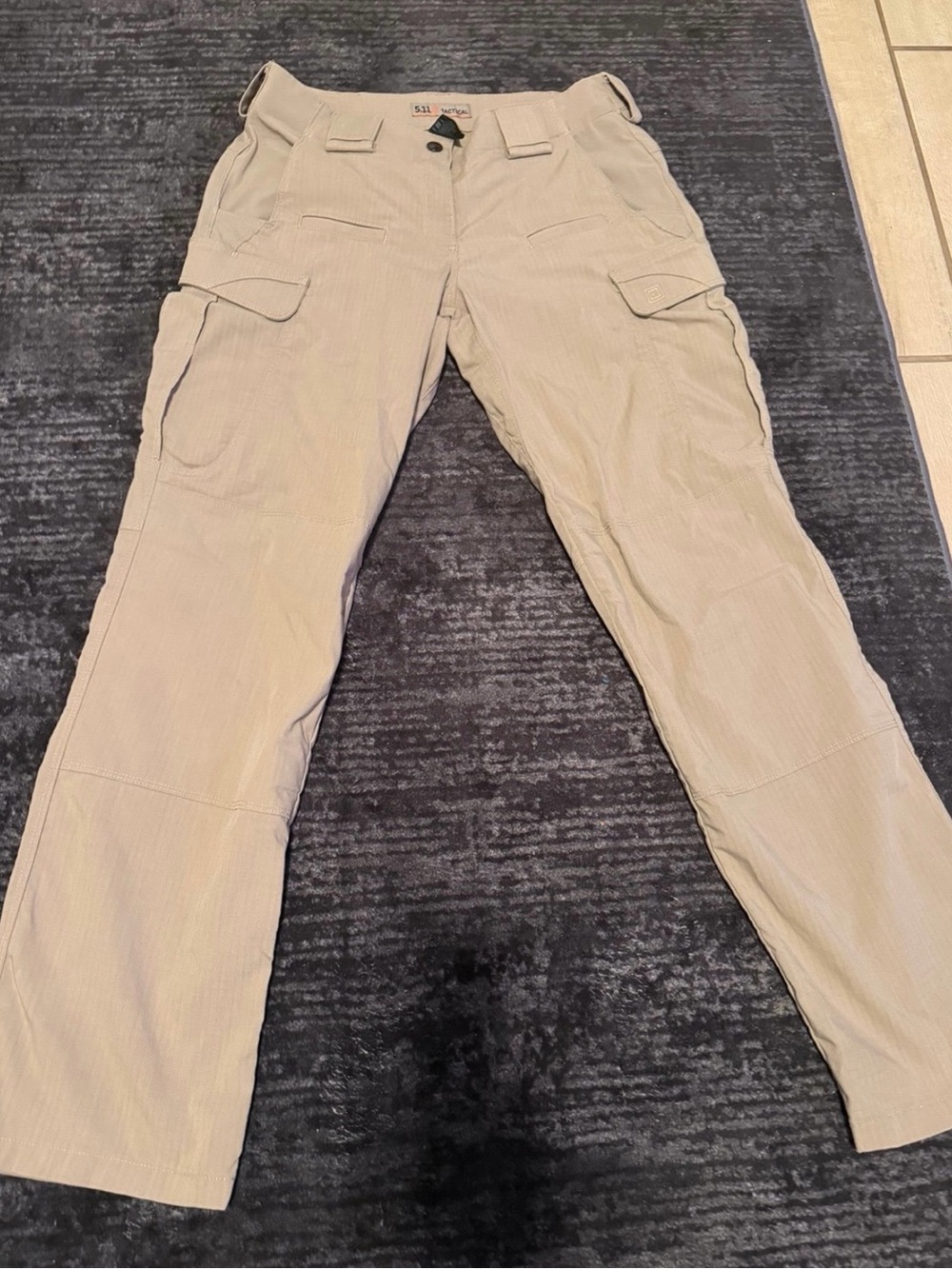 5.11 Tactical Women's Tan Cargo Pants - Utility Style